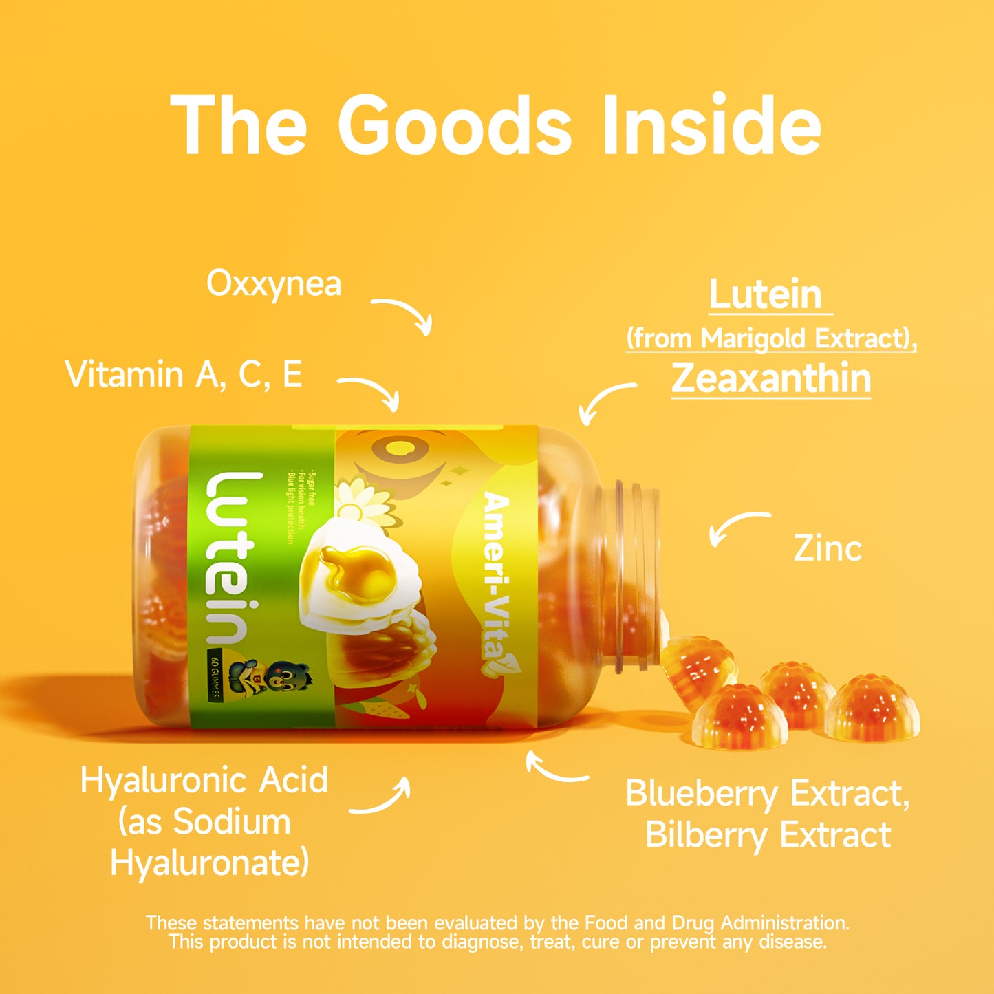Ameri-Vita Lutein Eye Health Gummies x60