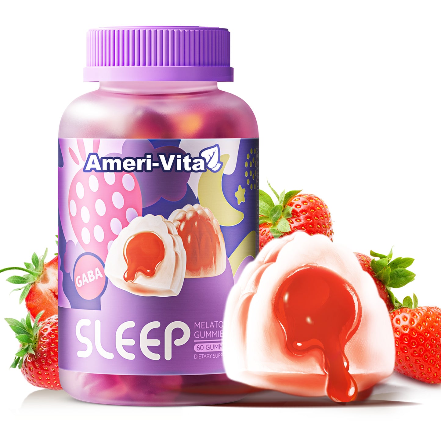 Ameri-Vita Sleep Gummies x60 - Melatonin + GABA