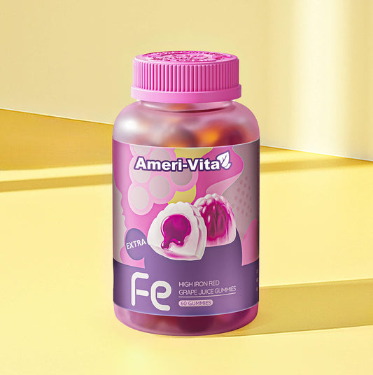 Ameri-Vita Fe+ Gummies x 60 - Daily Iron Supplement