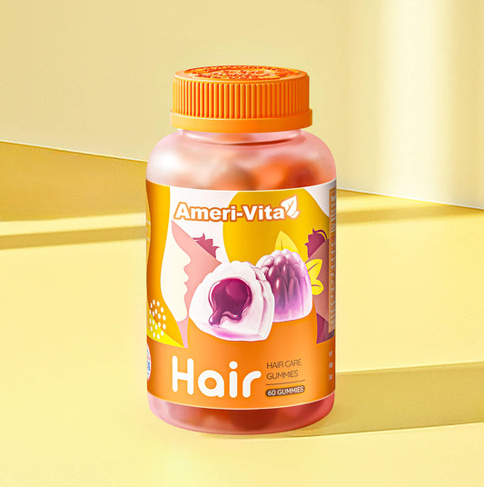 Ameri-Vita Hair Gummies x60 - Promotes Lustrous Thick Hair